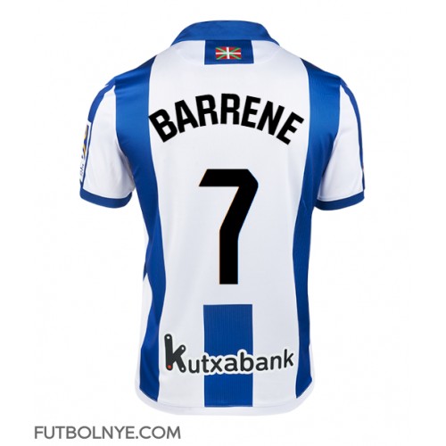 Camiseta Real Sociedad Ander Barrenetxea #7 Primera Equipación 2024-25 manga corta